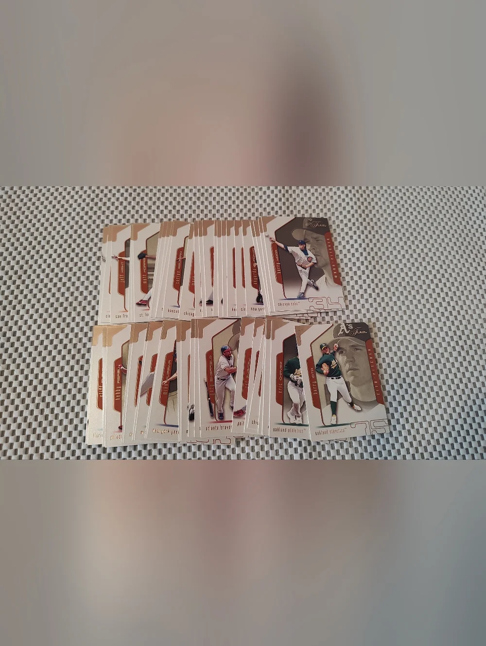50 Baseball Trading Cards 2002 Selling as a set As shown Smoke/pet free